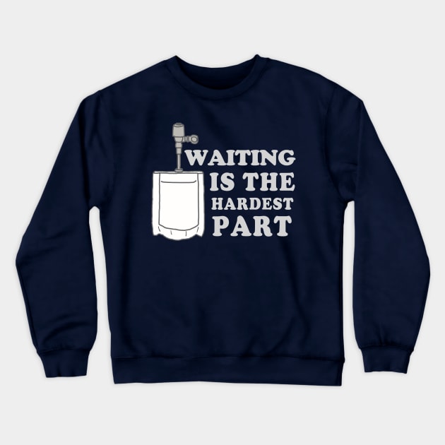 Old Man Humor - Urinal Crewneck Sweatshirt by karutees